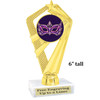Mardi Gras Theme trophy.  Great trophy for your pageants, events, contests and more!   ph111
