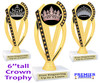 Crown Theme trophy.  Great trophy for your pageants, events, contests and more!   ph76