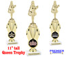 Crown Theme trophy.  Great trophy for your pageants, events, contests and more! 42655-4