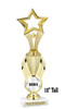 Star Theme trophy.  Great trophy for your pageants, events, contests and more! 42655-open star