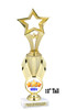 Star Theme trophy.  Great trophy for your pageants, events, contests and more! 42655-open star