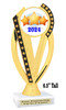 2024 Theme trophy.  Great trophy for your pageants, events, contests and more! ph76