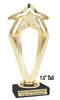Star Trophy.  Star figure on choice of base.  Great for side awards, pageants, or for the star in your life!  6078
