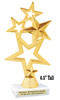 Star Trophy.  Star figure on choice of base.  Great for side awards, pageants, or for the star in your life!  4115