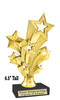 Star Trophy.  Star figure on choice of base.  Great for side awards, pageants, or for the star in your life!  9707