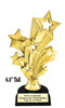 Star Trophy.  Star figure on choice of base.  Great for side awards, pageants, or for the star in your life!  9707