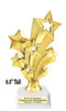 Star Trophy.  Star figure on choice of base.  Great for side awards, pageants, or for the star in your life!  9707
