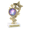 UNICORN TROPHY WITH 9 DESIGNS AVAILABLE AND CHOICE OF BASE. 6" TALL.  649