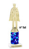 King figure with on star/festive themed column. 10" tall  Great for your pageants, festivals, contests or just for your favorite King.  King