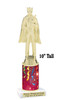 King figure with on star/festive themed column. 10" tall  Great for your pageants, festivals, contests or just for your favorite King.  King