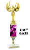 Victory figure with on star/festive themed column. 12" tall  Great for your pageants, festivals, contests or just for your favorite star.  Victory stem