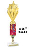 Star figure with on star/festive themed column. 12" tall  Great for your pageants, festivals, contests or just for your favorite star.  stem 92566