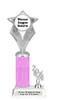 Custom glitter trophy with current year.  Add your logo or artwork for a unique award!  Numerous glitter colors and heights available - 5086s