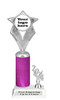 Custom glitter trophy with current year.  Add your logo or artwork for a unique award!  Numerous glitter colors and heights available - 5086s