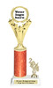 Custom glitter trophy with current year.  Add your logo or artwork for a unique award!  Numerous glitter colors and heights available - h501
