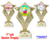 Easter theme  Trophy.   Great award for your pageants, events, competitions, parties and more.  5086g