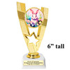 Easter theme  Trophy.   Great award for your pageants, events, competitions, parties and more.  90786