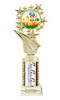 Easter theme Trophy. Choice of column color and height.  Great award for your pageants, events, competitions, parties and more.