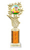 Easter theme Trophy. Choice of column color and height.  Great award for your pageants, events, competitions, parties and more.