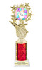 Easter theme Trophy. Choice of column color and height.  Great award for your pageants, events, competitions, parties and more. 696-2