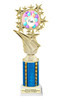 Easter theme Trophy. Choice of column color and height.  Great award for your pageants, events, competitions, parties and more. 696-2