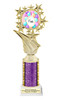 Easter theme Trophy. Choice of column color and height.  Great award for your pageants, events, competitions, parties and more. 696-2