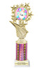 Easter theme Trophy. Choice of column color and height.  Great award for your pageants, events, competitions, parties and more. 696-2