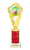 Easter theme Trophy. Choice of column color and height.  Great award for your pageants, events, competitions, parties and more. ph111-2