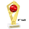 Valentine theme  Trophy.   Great award for your pageants, events, competitions, parties and more. ph111