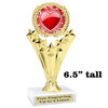Valentine theme  Trophy.   Great award for your pageants, events, competitions, parties and more. h501