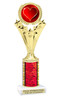 Valentine theme trophy.  Great trophy for your pageants, events, contests and more!   Red column h501
