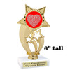 Valentine theme  Trophy.   Great award for your pageants, events, competitions, parties and more. ph54