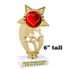 Valentine theme  Trophy.   Great award for your pageants, events, competitions, parties and more. ph54