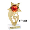 Valentine theme  Trophy.   Great award for your pageants, events, competitions, parties and more. ph54