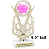 Valentine theme  Trophy.   Great award for your pageants, events, competitions, parties and more. h415