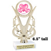 Valentine theme  Trophy.   Great award for your pageants, events, competitions, parties and more. h415