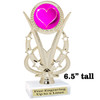 Valentine theme  Trophy.   Great award for your pageants, events, competitions, parties and more. h415