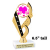 Valentine theme  Trophy.   Great award for your pageants, events, competitions, parties and more. ph104