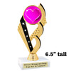 Valentine theme  Trophy.   Great award for your pageants, events, competitions, parties and more. ph104