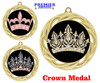 Crown  Medal  Choice of 9 designs. Great for your pageants, contests, or for your favorite Queen/Princess  (938g