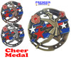 Cheer  Medal  Choice of 3 finishes. Great for your cheer squads, teams, competitions, schools and more . (cutout)