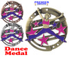 Dance  Medal  Choice of 3 finishes. Great for your cheer squads, teams, competitions, schools and more . (cutout