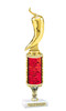 Chili themed trophy - great for your chili contests, BBQ competitions and more.  Height starts at 10" tall  Gold