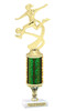 Female Soccer trophy on choice of column.  Starts at 10" tall.  Great trophy for your soccer team, schools and rec departments - MF4519