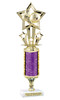 Soccer trophy on choice of column.  Starts at 10" tall.  Great trophy for your soccer team, schools and rec departments - 756