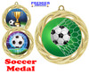 Soccer medal. Choice of 5 designs. Great for your Soccer teams, schools, rec departments 938g