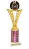 Easter theme Trophy. Choice of column color and height.  Great award for your pageants, events, competitions, parties and more. 91546