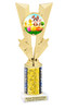 Easter theme Trophy. Choice of column color and height.  Great award for your pageants, events, competitions, parties and more. 92746