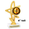 Easter theme trophy.  Festive award for your Easter pageants, contests, competitions and more.  91576