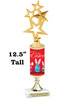 Easter theme trophy.  Festive award for your Easter pageants, contests, competitions and more.  stem 4115